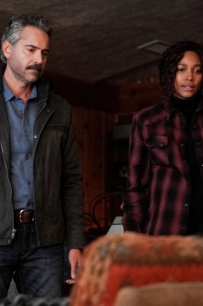 Interrogating Wolf - Tall - Big Sky Season 2 Episode 11