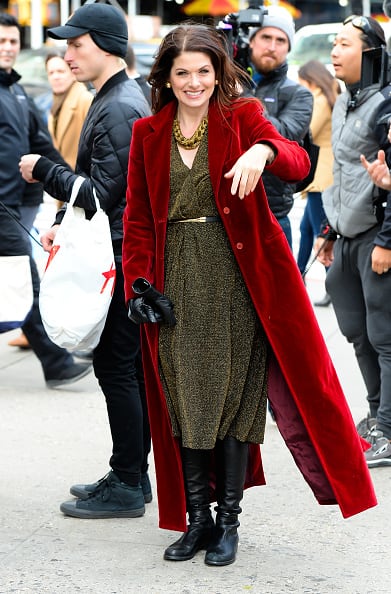 debra messing spotted