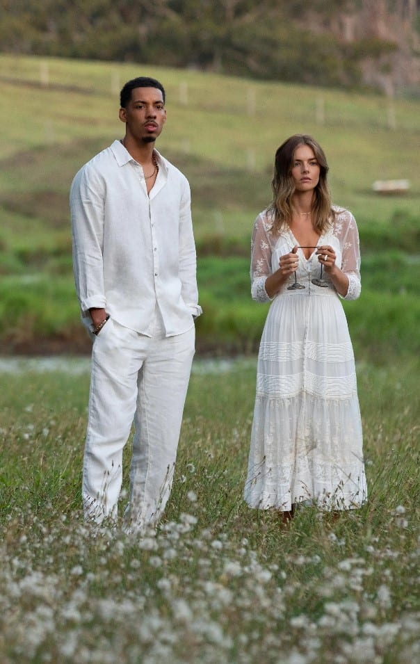 Samara weaving wedding dress top