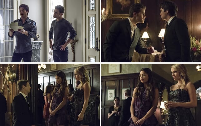 Valerie, Alaric and Caroline. The Vampire Diaries Season 7 Episode