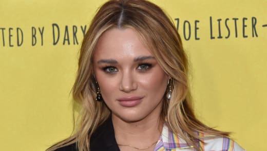 Hunter King at How It Ends Premiere