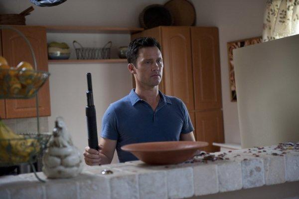 In the Kitchen, with a Shotgun