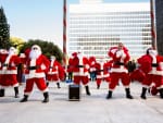 A Santa Flash Mob - Major Crimes