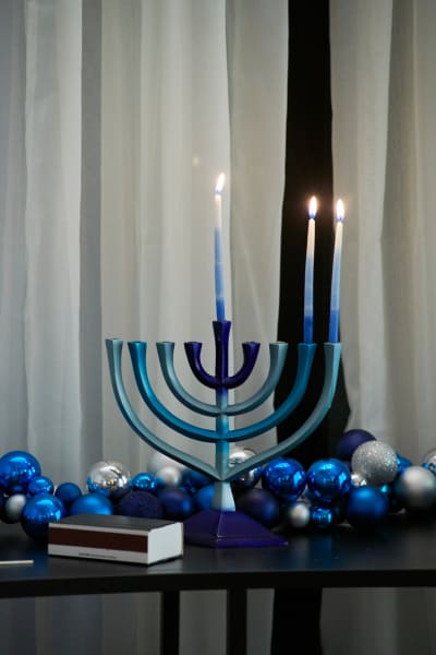 The Menorah on Double Holiday