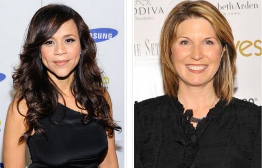 Nicolle Wallace and Rosie Perez