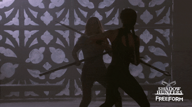 Training GIF - Shadowhunters Season 2 Episode 1