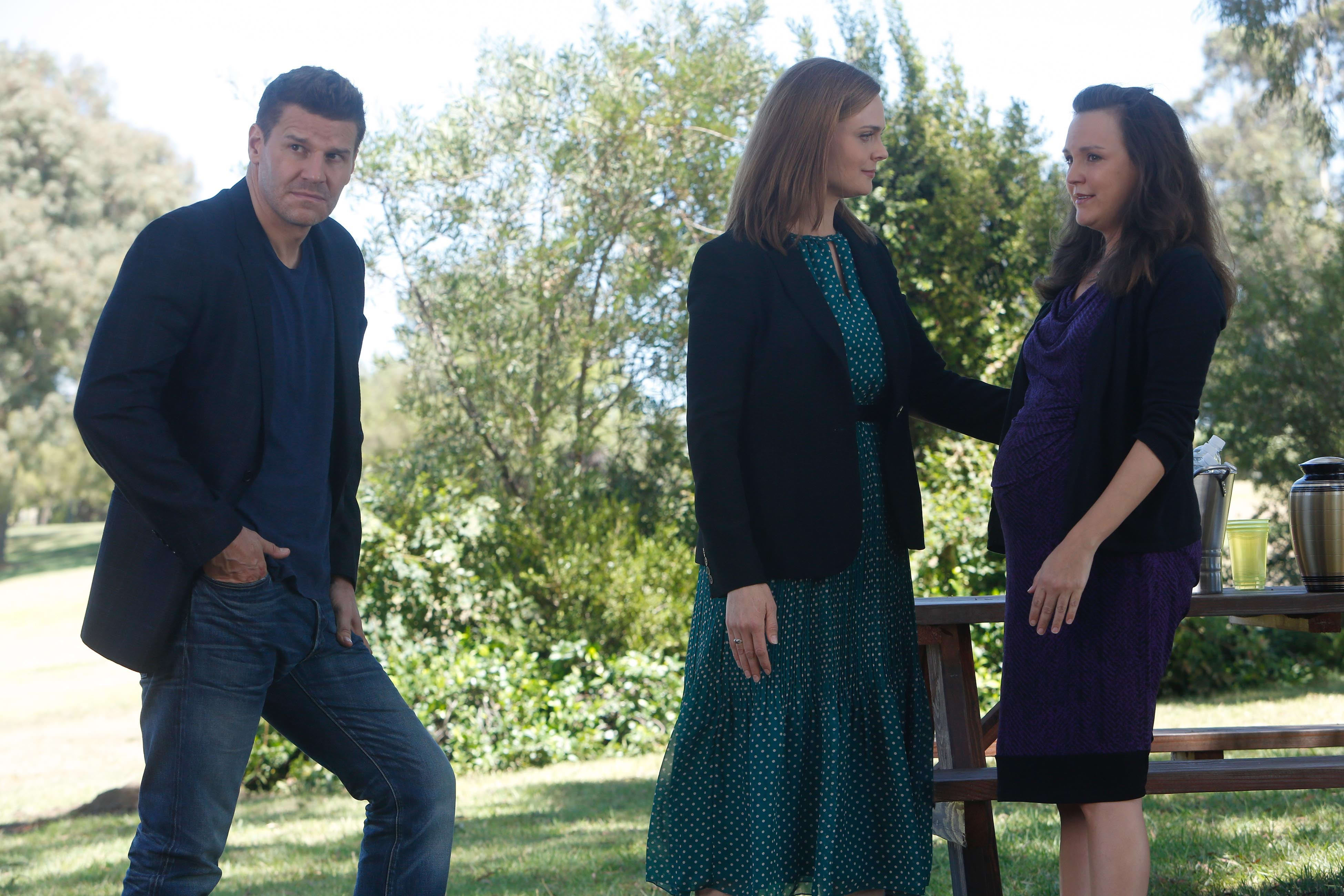 Bones: Season 10 Episode 2 Camille's Black & Blue Dress