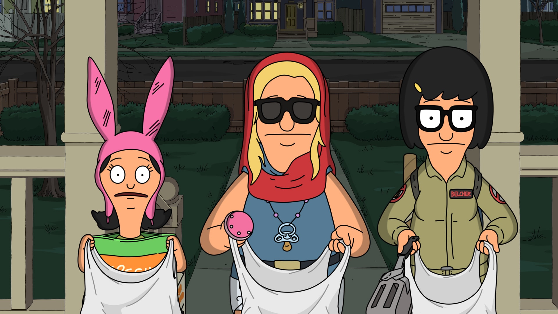 Trick Or Treating, Season 11 Ep. 4, BOB'S BURGERS, They really should  have a Beware of attack leopards sign., By Bob's Burgers