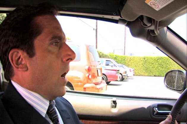 Michael Running Over Meredith - The Office