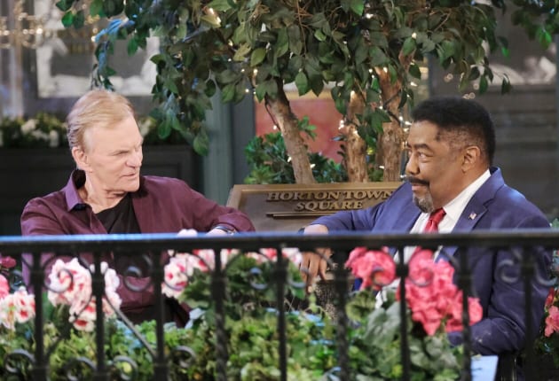 Abe Confides in Roman - Days of Our Lives