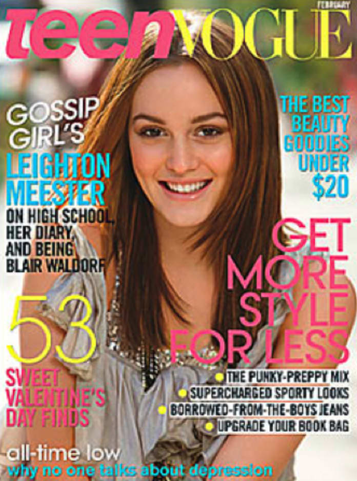 Gossip Girl Leighton Meester covers Marie Claire Magazine