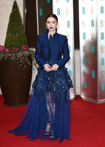 Lily Collins Attends Event