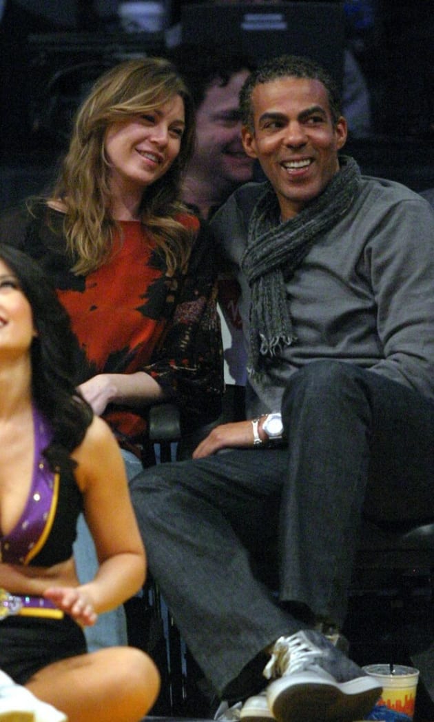 Snuggling Up Courtside
