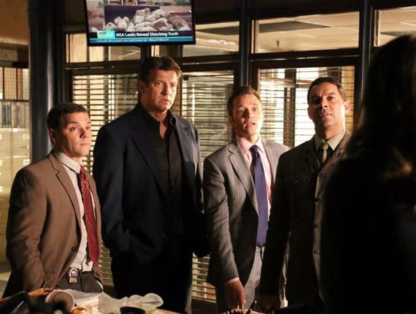 Joshua Bitton, Nathan Fillion, Seamus Dever, Jon Huertas Photo