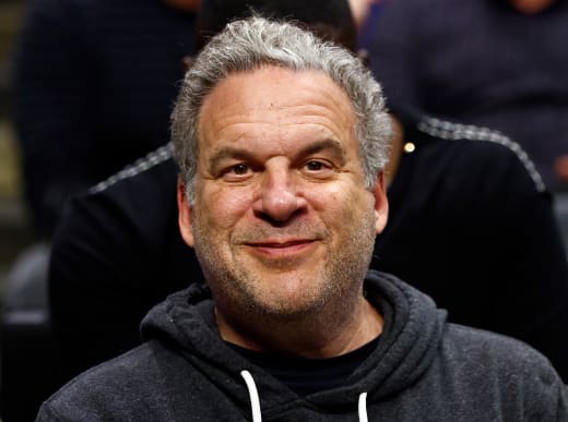  Actor Jeff Garlin attends a game between the Philadelphia 76ers and the LA Clippers at Crypto.com Arena