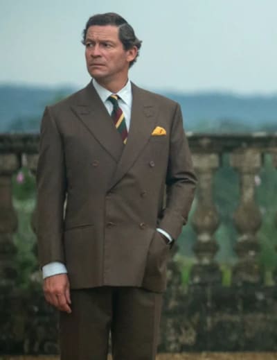 Dominic West on The Crown