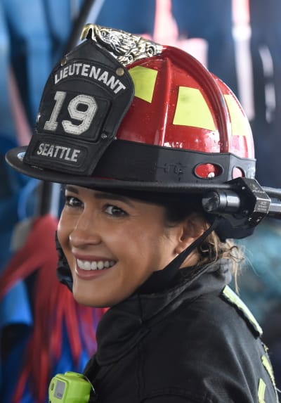 Andy's Smiles in Her Helmet  - Station 19 Season 6 Episode 17
