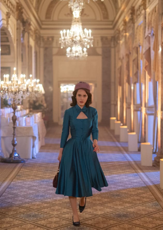 Midge at the reception - tall - The Marvelous Mrs. Maisel Season 4 Episode 5