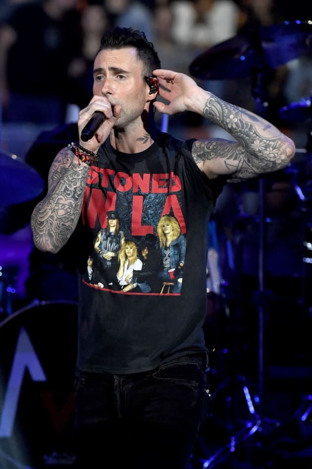 Adam Levine With Maroon 5