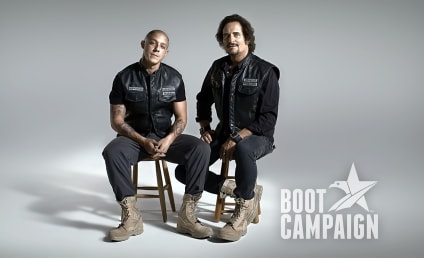 Sons of Anarchy Stars Promote The Boot Campaign, Make Charitable Fashion Statement