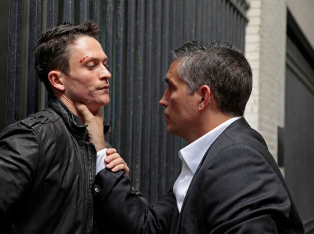 Reese Confronts a Mob Enforcer