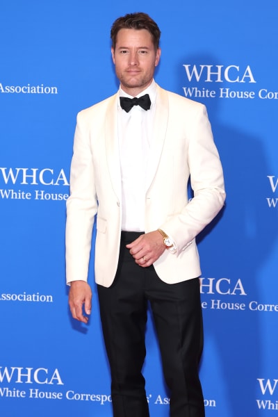 Justin Hartley attends the 2023 White House Correspondents' Association Dinner at Washington Hilton