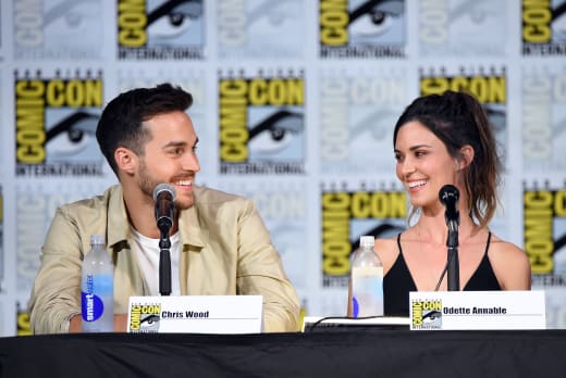 Chris Wood and Odette Annable