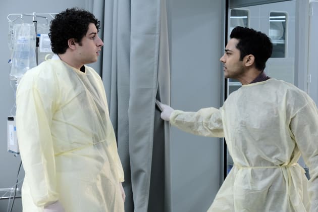 Devon Lectures Ezra - The Resident Season 3 Episode 19