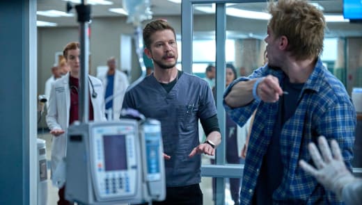 Calming Down an Angry Man - The Resident Season 6 Episode 2