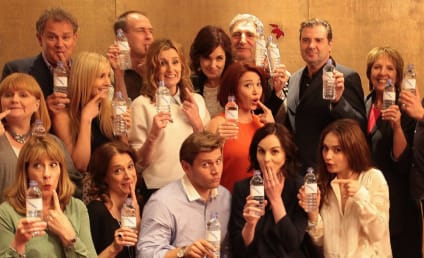 Downton Abbey Cast Turns "Water Bottle Gate" Into Charitable Photo Op