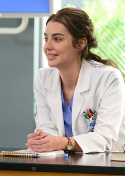Millins Fake Smile - tall - Grey's Anatomy Season 20 Episode 1