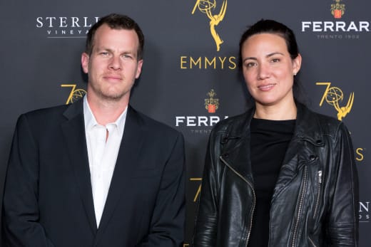  Jonathan Nolan and Lisa Joy attend the Television Academy Honors Emmy 