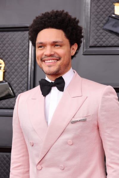 Trevor Noah attends the 64th Annual GRAMMY Awards at MGM Grand Garden Arena