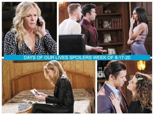 Days of Our Lives - Spoilers Week of 8-17-20
