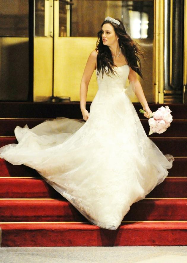 Gossip Girl Set Photos Blair Waldorf S Wedding Dress Tv Fanatic