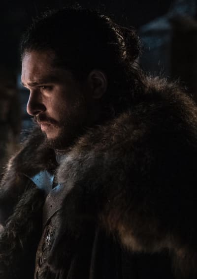 Jon Snow Looks Sullen - Game of Thrones