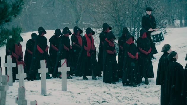 A Snowy Gathering - The Handmaid's Tale