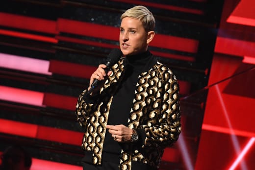 Ellen DeGeneres Attends Grammys