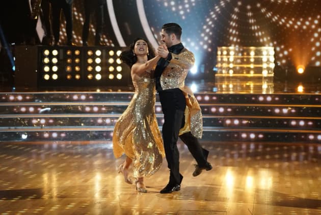 Mirai Nagasu in Gold - Dancing With the Stars: Athletes Season 26 Episode 3