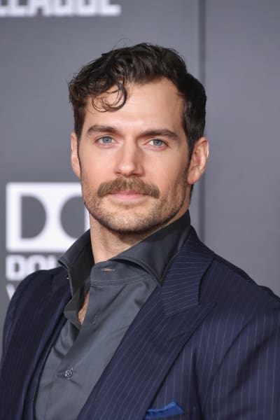 Henry Cavill Attends Justice League Premiere