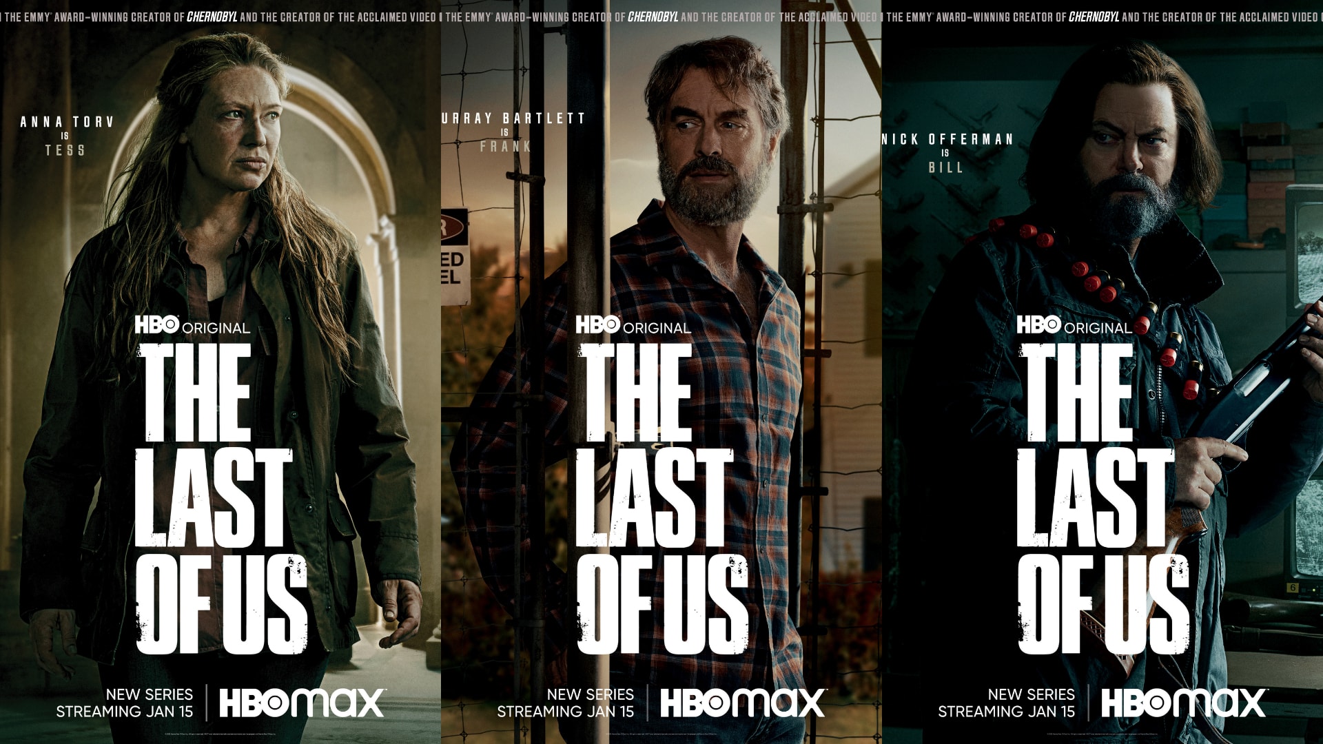 The Last of Us HBO Posters Show Off the Full Cast, Including Tommy