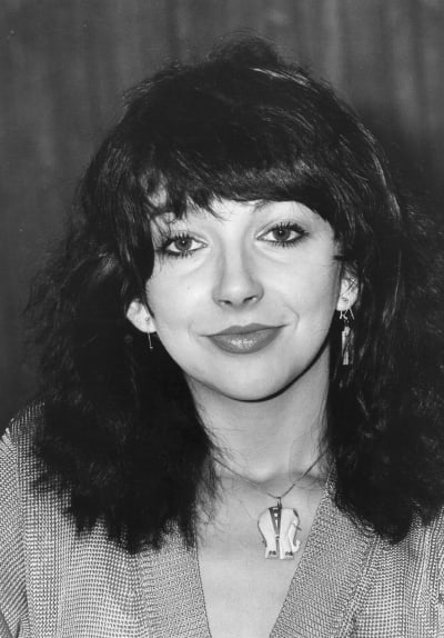 Singer and songwriter Kate Bush, who won the 'best female singer' award at the Melody Maker Pop Awards, 1980.