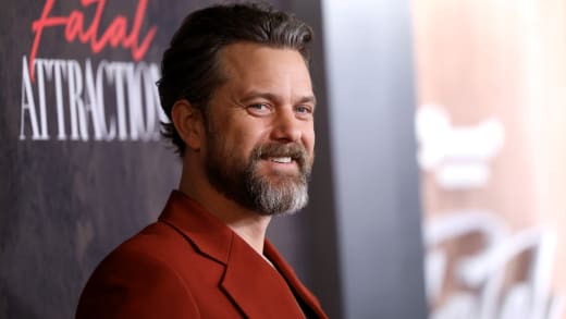 Joshua Jackson Dressed in Red in 2023