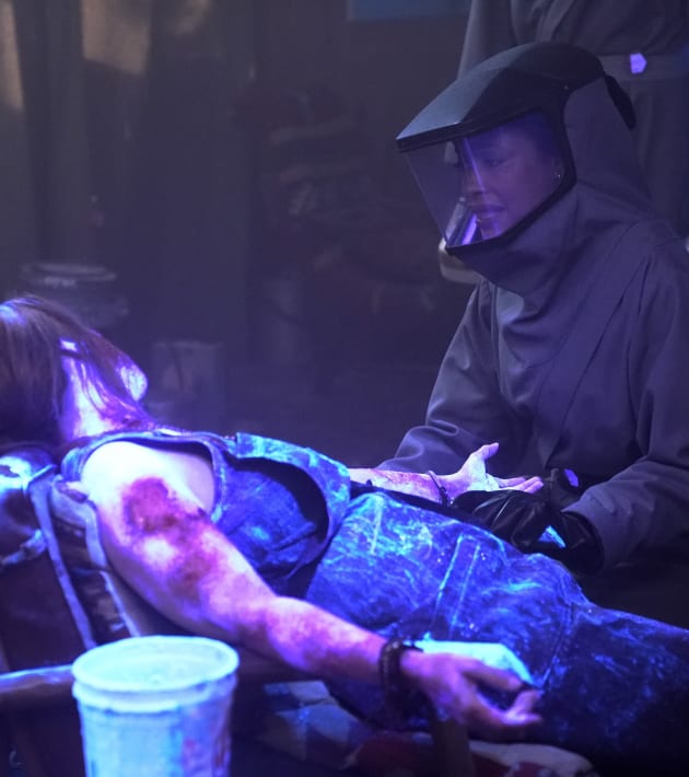 Treating a Radation Patient -tall - 9-1-1: Lone Star Season 3 Episode 6
