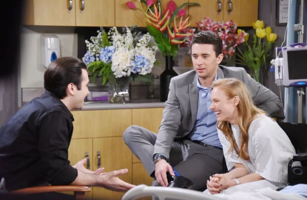 Sonny, Chad, and Abby Laugh - Days of Our Lives