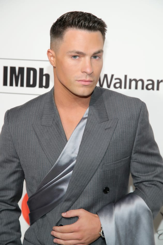 Colton Haynes at 2020 Elton John AIDS Foundation Event