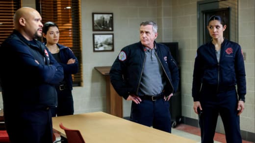 Lead Photo: The Crew Works on a Plan - Chicago Fire Season 12 Episode 11