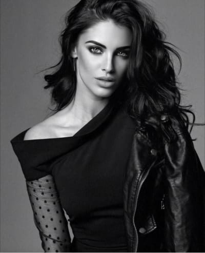 Jessica Lowndes in Black and White