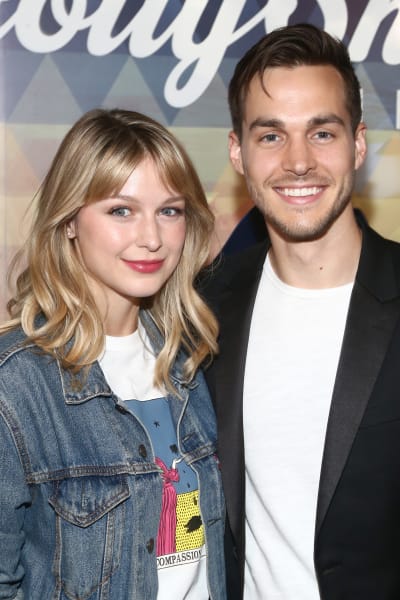 Melissa Benoist and Chris Wood Are Cute