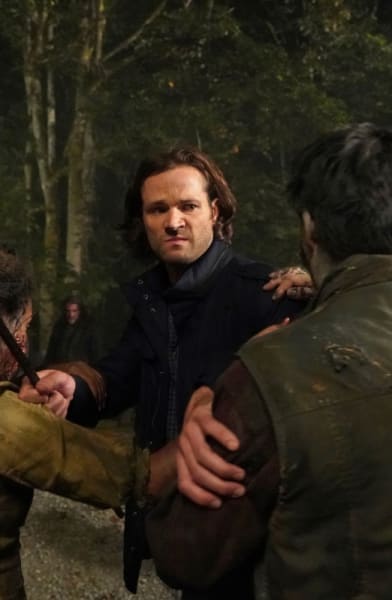 Sam Fights Them Off - Supernatural Season 15 Episode 1